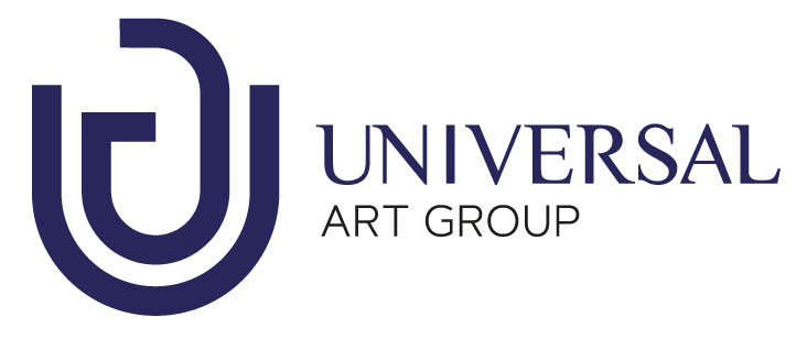 Firmenprofil Logo mit Schriftzug ★ Universal Art Group