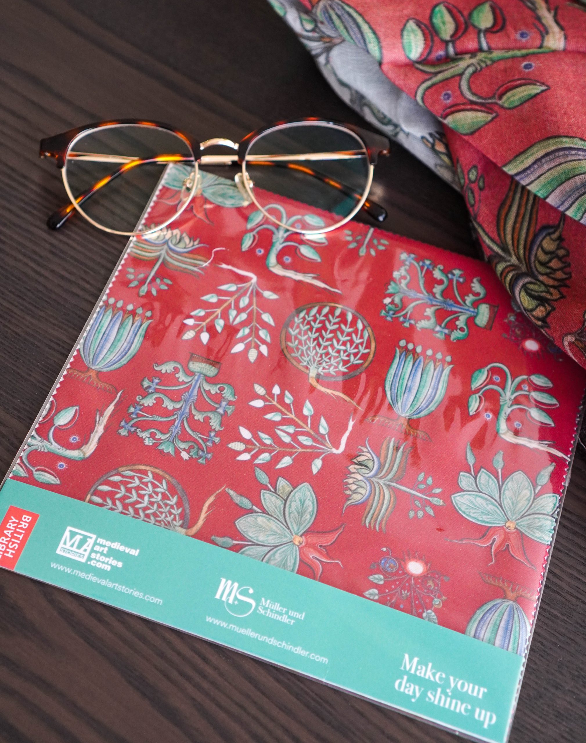 Mikrofasertuch Heilpflanzen des Mittelalters ★ Universal Art Group