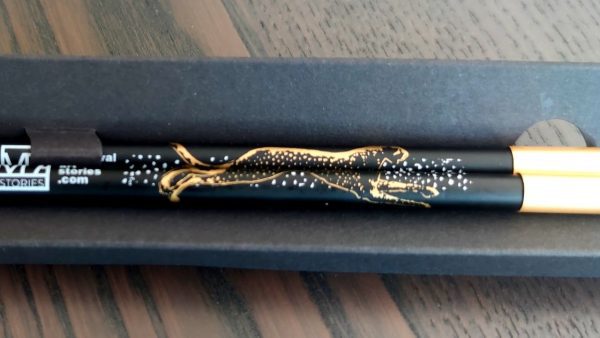 Merch Magnetstift mit Gepardenmuster (schwarz) ★ Universal Art Group