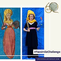 60 Jahre Verlag Müller und Schindler - 28. Miniatur: Facsimile Challenge ★ Universal Art Group