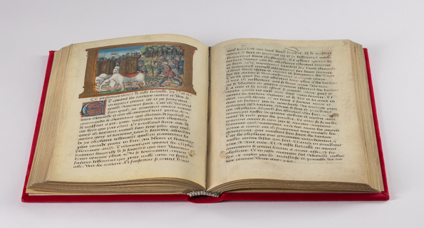 Faksimile offen mit Bild links oben ★ Universal Art Group