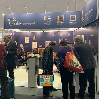 FBM 2023, Frankfurter Buchmesse 2023. Unser gutbesuchter Messestand. ★ Universal Art Group