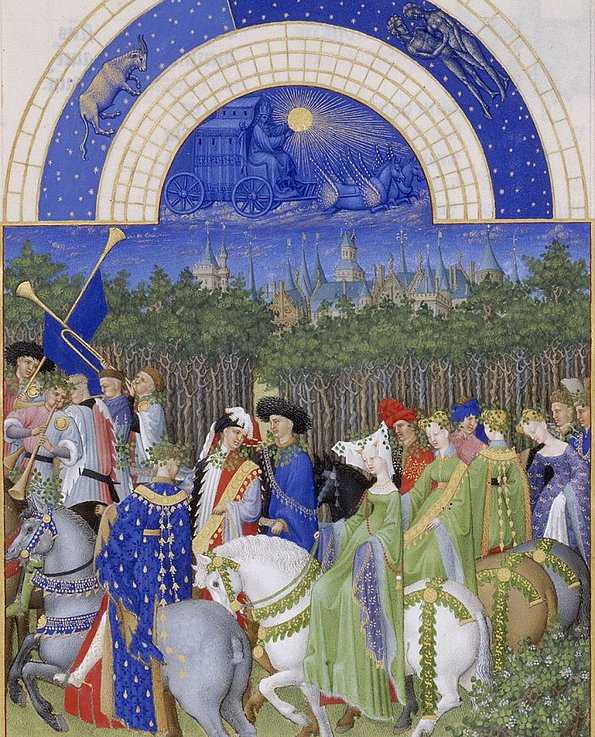 Einzelseite Chantilly blau ★ Universal Art Group 