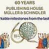 Anniversary banner: 60 years of publishing house Müller and Schindler ★ Universal Art Group