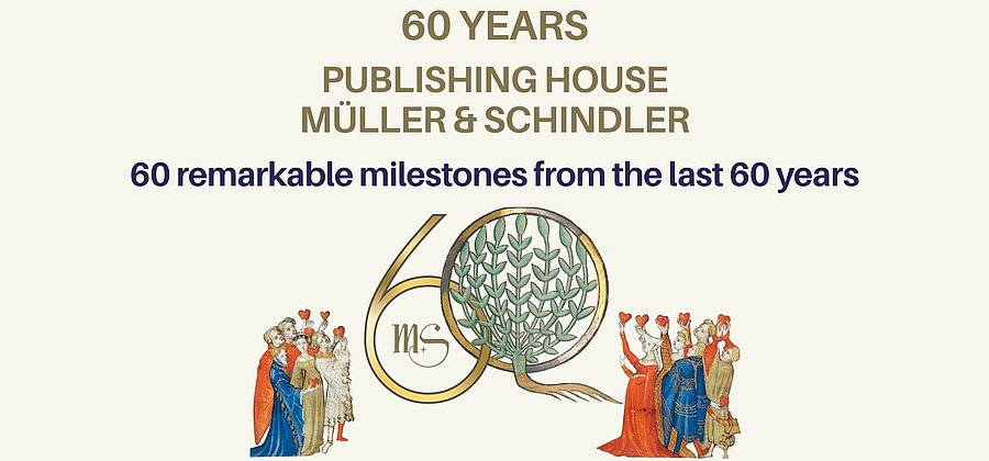 Anniversary banner: 60 years of publishing house Müller and Schindler ★ Universal Art Group