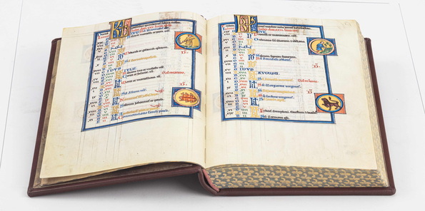 Königspsalter der Sainte-Chapelle Doppelseite offen ★ Universal Art Group