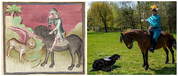 Facsimile Challenge Horse and hound ★ Universal Art Group