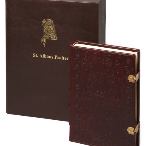 St. Albans Psalter Stehend Faksimile und Schatulle transparenter Hintergrund ★ Universal Art Group