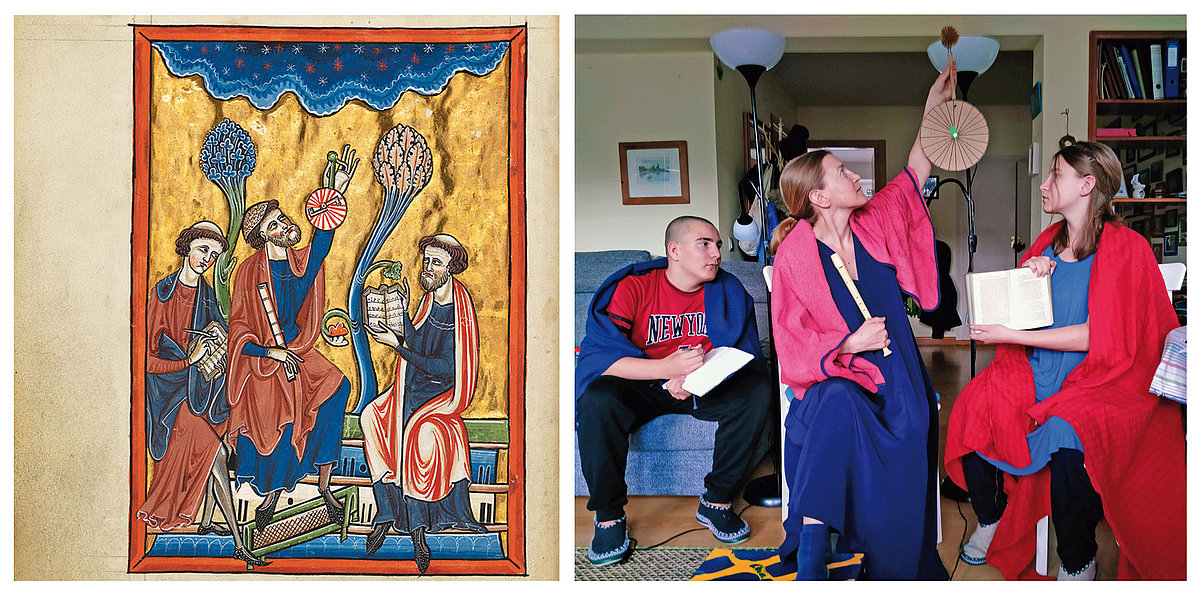 Faksimile Challenge 3 Monks ★ Universal Art Group