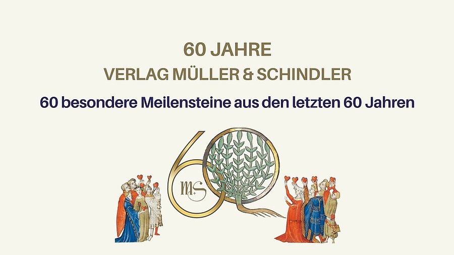 Banner zum Jubiläum: 60 Jahre Verlag Müller und Schindler ★ Universal Art Group