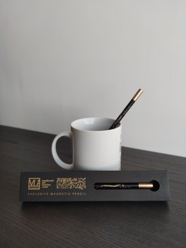 Merch Magnetstift mit Gepardenmuster (schwarz) ★ Universal Art Group