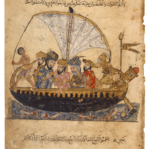 Abū Zayd und al-Harith auf dem Euphrat ★ Universal Art Group