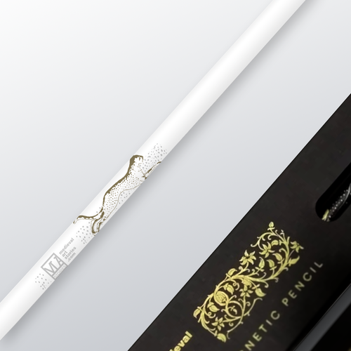 Merch Magnetstift mit Gepardenmuster (weiß) ★ Universal Art Group