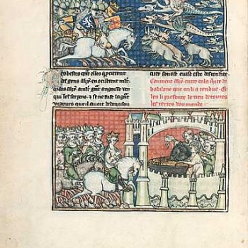 Alexander kämpft gegen Fabelwesen ★ Universal Art Group