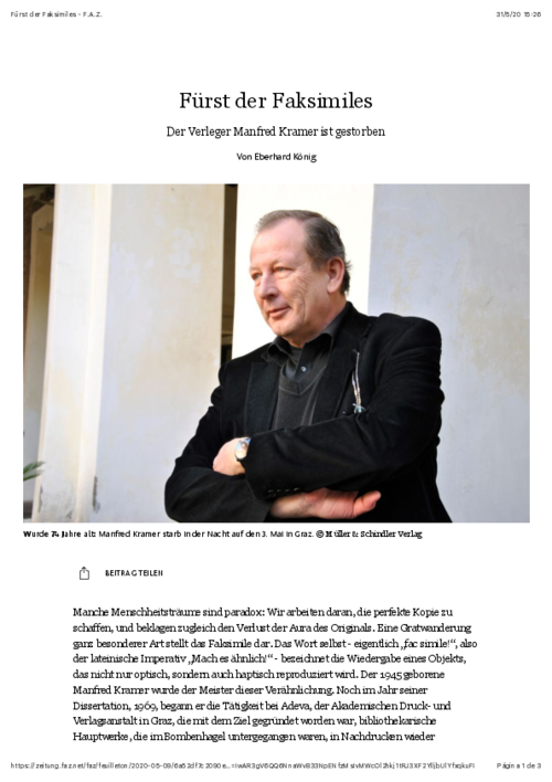 Pressestimme FAZ ★ Universal Art Group