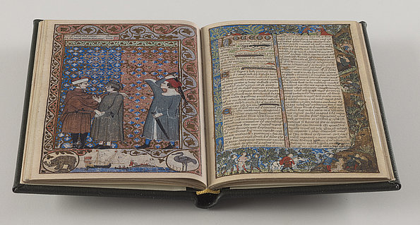 Cocharelli Codex offen Bild und Text ★ Universal Art Group