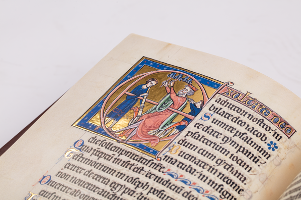 Königspsalter der Sainte-Chapelle Dekofoto Bild und Text ★ Universal Art Group