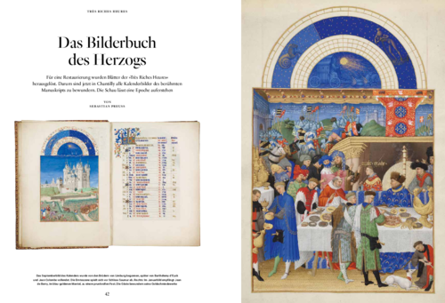 Weltkunst über die Ausstellung Tres Riches Heures in Chantilly