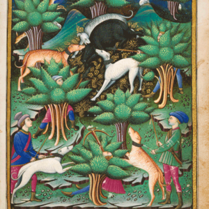 Islamische Buchkunst, Jagdszene, Verlag Müller und Schindler ★ Universal Art Group